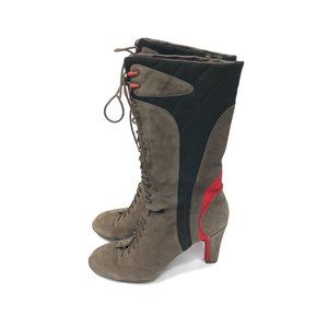 Nikeair Women G Series Lace Up  High Heel Boot 10